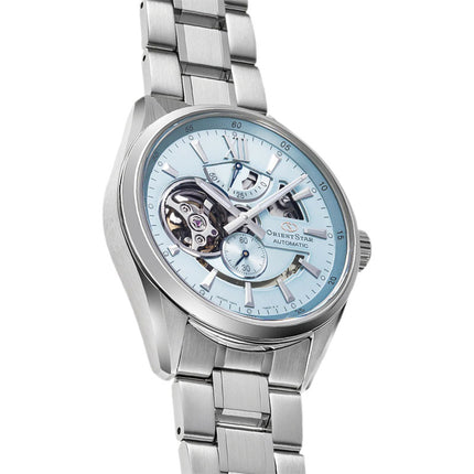 Orient Star Contemporary RK-AV0127L Moving Blue Sky Blue Dial St. Steel Strap Limited Edition (JDM)