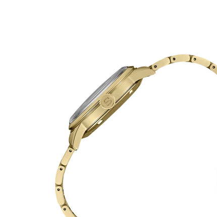 Seiko Presage SRPK46J1 Cocktail Time Gloss Finish Gold Dial Gold Stainless Steel Strap
