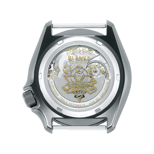 Seiko 5 Sports SRPF23K1 Street Fighter Blanka Call Of The Wild Dual Tone Nylon Strap Limited Edition