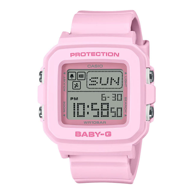 Casio Baby-G BGD-10-4DR Ladies Digital Dial Pink Resin Band
