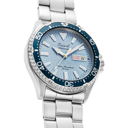 Orient Sports RA-AA0823L Mako 75th Anniversary Kamasu Sky Blue Dial Metal Strap Limited Edition
