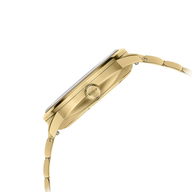Mido Commander M021.407.33.411.01 Automatic Gradient Dial Gold Stainless Steel Strap