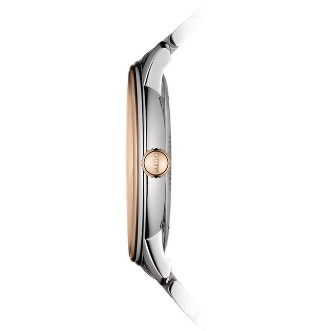 Mido Baroncelli III Heritage M027.407.22.010.00 Automatic White Dial Dual Tone Stainless Steel Strap