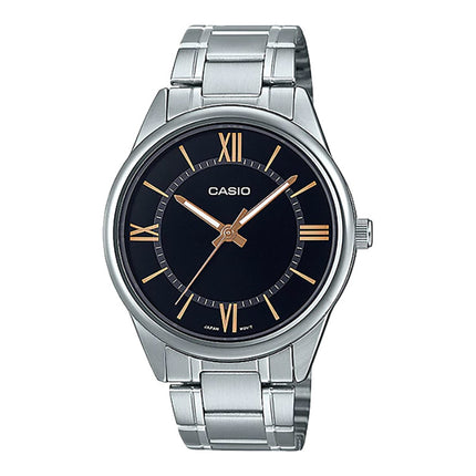 Casio General MTP-V005D-1B5UDF Men Black Dial Stainless Steel Band