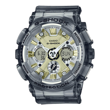 Casio G-Shock GMA-S120GS-8ADR Metallic Shine Digital Analog Dial Grey Transparent Resin Band