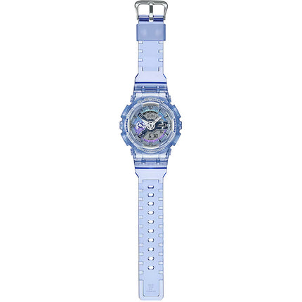 Casio G-Shock GMA-S110VW-6ADR Virtual World Series Digital Analog Dial Transparent Purple Resin Band