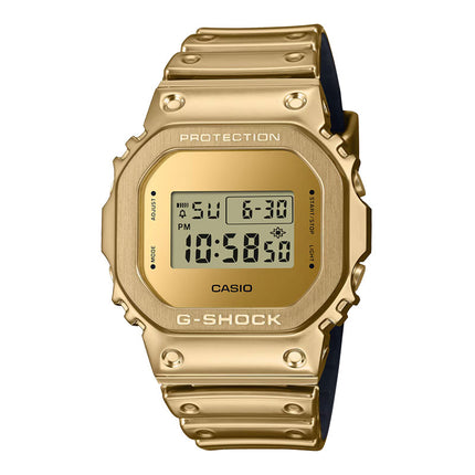 Casio G-Shock GM-5600YMG-9DR Fine Metallic Series Digital Dial Gold Resin Band