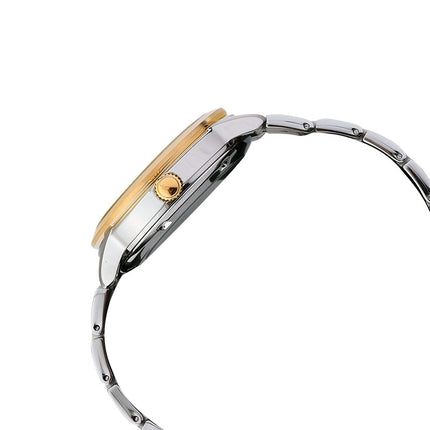 Seiko Classic SRPH92K1 Discover More Automatic Men Silver Dial Dual Tone Stainless Steel Strap