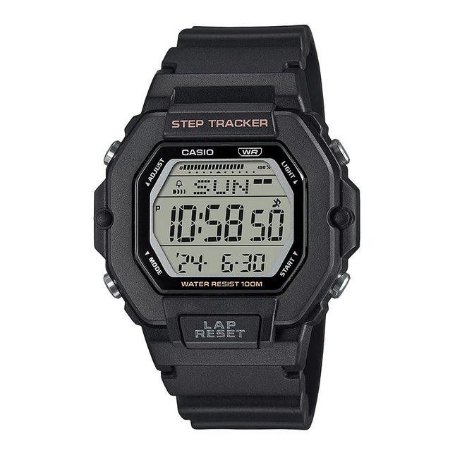 Casio General LWS-2200H-1AVDF Digital Dial Black Resin Band