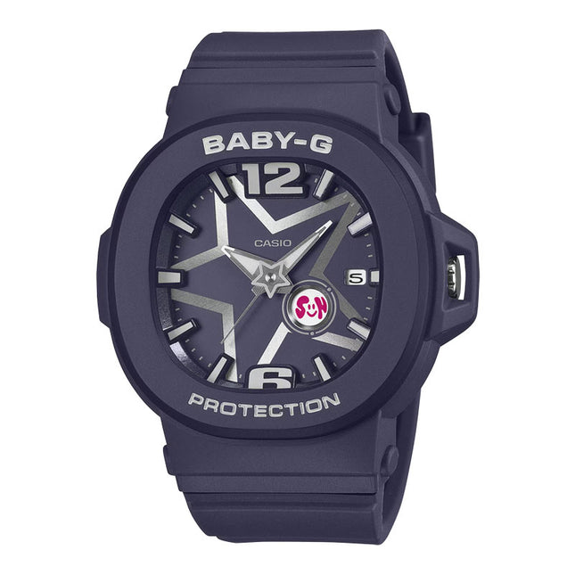 Casio Baby-G BGA-10D-2A1DR Pop Spacious Series Analog Dial Navy Blue Resin Band