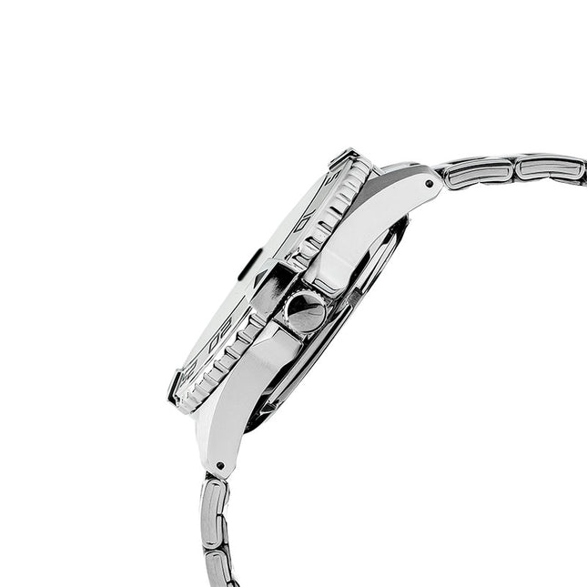 Alba Mechanical AL4389X1 Men Black Dial Stainless Steel Strap