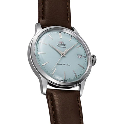 Orient Classic RA-AC0M14L Bambino 38 Men Baby Blue Dial Brown Leather Strap Limited Edition