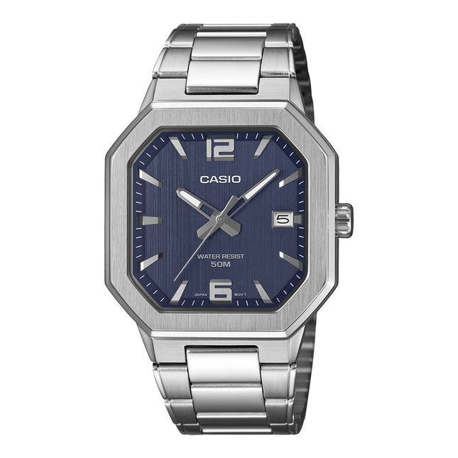 Casio General MTP-B195D-2AVDF Blue Dial Stainless Steel Band