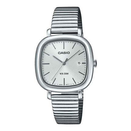 Casio General LTP-B166D-7AVDF Ladies Silver Dial Stainless Steel Band