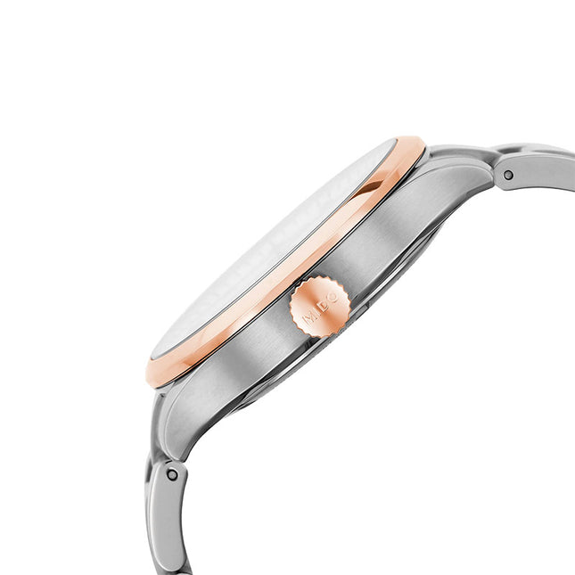 MIDO Multifort M005.430.22.031.80 Automatic Silver Dial Dual Tone Stainless Steel Strap