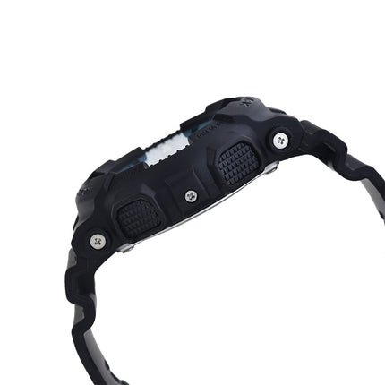 Casio G-Shock GA-110CD-1A2DR Analog Digital Blue Dial Black Resin Band