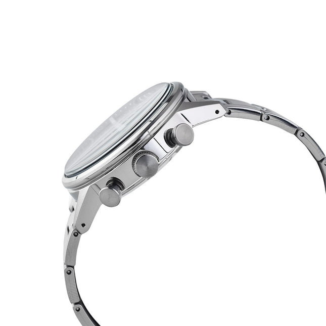 Seiko Chronograph SSB389P1 Discover More Black Dial Titanium Strap