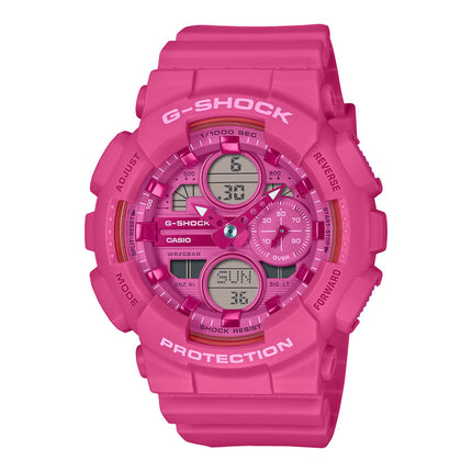 Casio G-Shock GMA-S140PP-4ADR Power Pink Series Digital Analog Dial Pink Resin Band