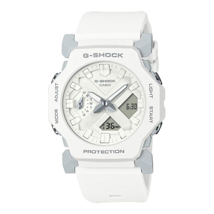 Casio G-Shock GA-2300-7ADR Digital Analog Dial White Resin Band