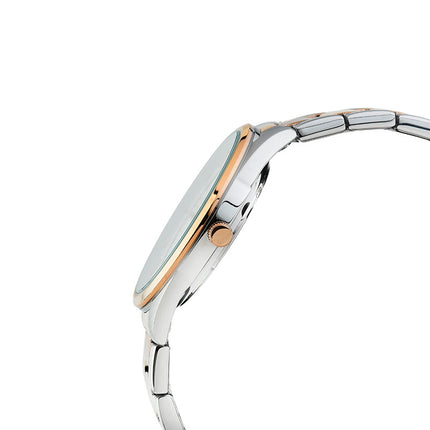 Alba AS9Q78X1 Silver Dial Dual Tone Stainless Steel Strap