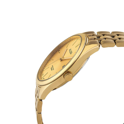 Alba AS9R02X1 Gold Dial Gold Stainless Steel Strap