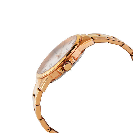 Alba Prestige AS9H98X1 Men Silver Dial Gold Stainless Steel Strap