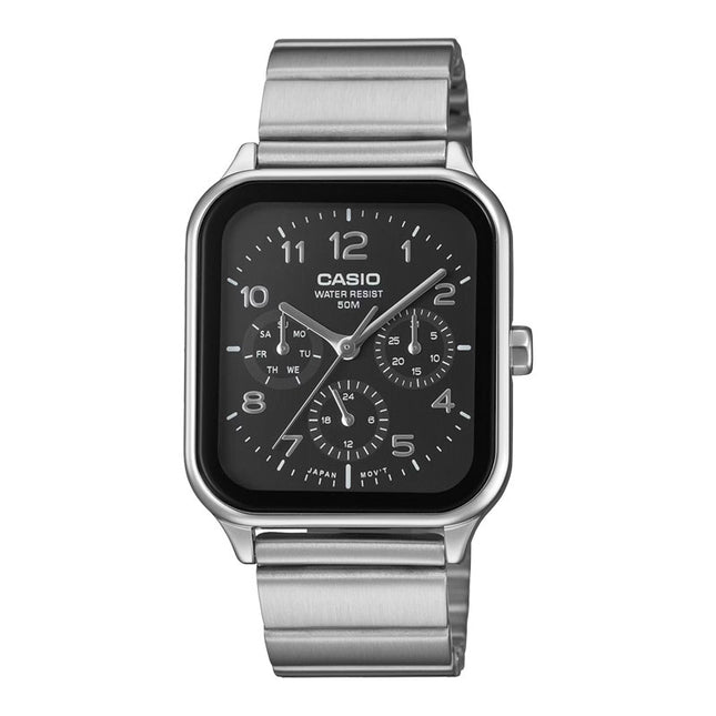 Casio General MTP-M306D-1AVDF Men Black Dial Stainless Steel Band