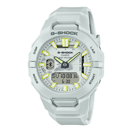 Casio G-Shock GBA-950-7ADR G-Squad Digital Analog Dial White Resin Band