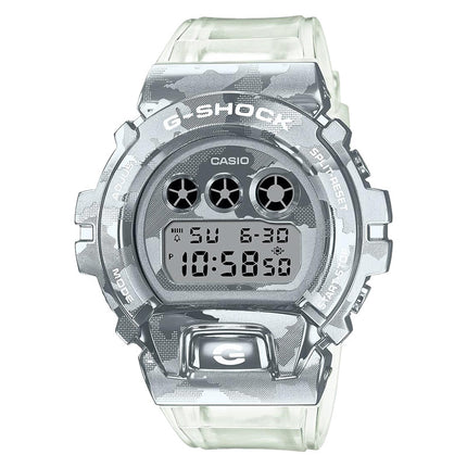 Casio G-Shock GM-6900SCM-1DR Skeleton Camouflage Series Metal Covered Digital Dial Resin Band