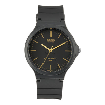 Casio General MW-240-1E2VDF Men Analog Black Dial Black Resin Band