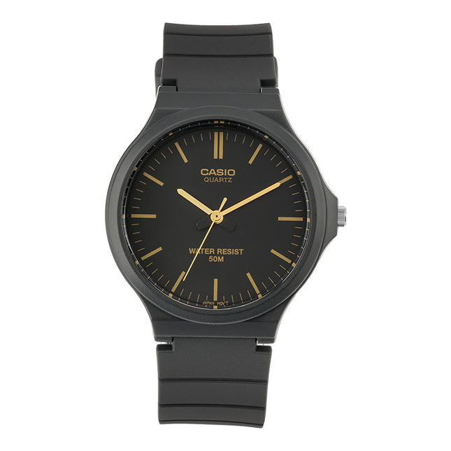 Casio General MW-240-1E2VDF Men Analog Black Dial Black Resin Band