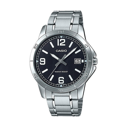 Casio General MTP-V004D-1B2UDF Men Black Dial Stainless Steel Band
