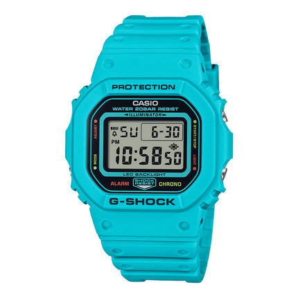 Casio G-Shock DW-5600EP-2DR Energy Pack Series Digital Dial Blue Resin Band