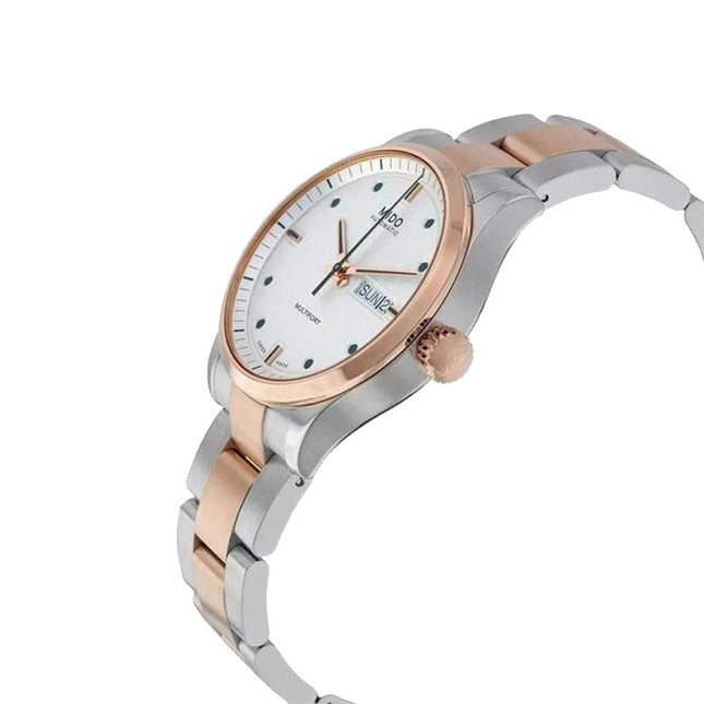 MIDO Multifort M005.830.22.031.80 Automatic Silver Dial Dual Tone Stainless Steel Strap