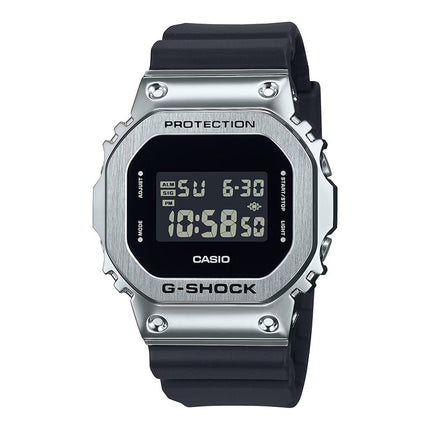 Casio G-Shock GM-5600U-1DR Metal Covered Digital Dial Black Resin Band
