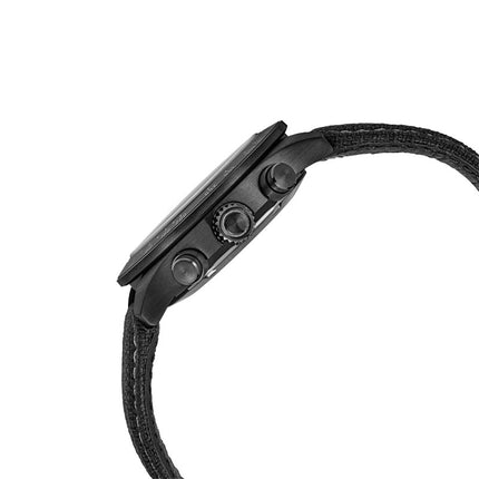 Seiko Prospex SSC923P1 SeiTona Speedtimer Black Series Night Vision Black Dial Black Nylon Strap