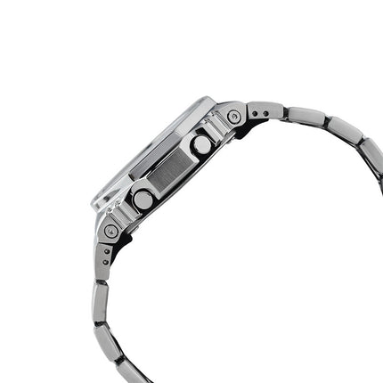 Casio G-Shock GM-2110D-2BDR G-Steel CasiOak Navy Blue Dial Stainless Steel Band