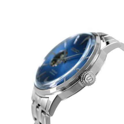 Seiko Presage SSA439J1 Cocktail Time Blue Acapulco Automatic Blue Dial Stainless Steel Strap