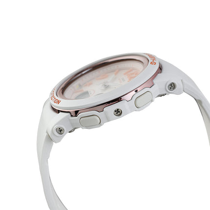Casio Baby-G BGA-290US-4ADR Sea Elements Series Digital Analog Dial White Resin Band
