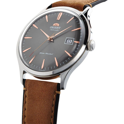 Orient Classic TAC08003A Bambino Automatic Grey Dial Brown Leather Strap