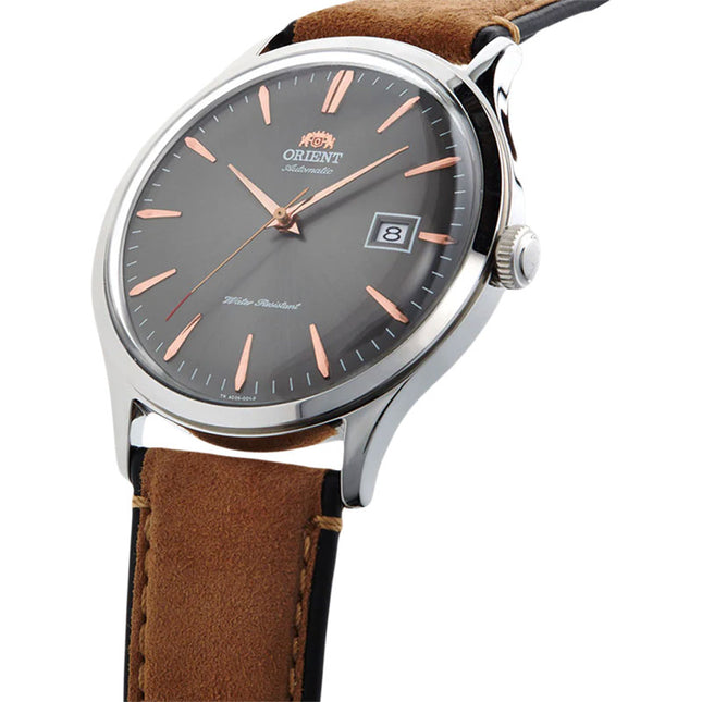 Orient Classic TAC08003A Bambino Automatic Grey Dial Brown Leather Strap
