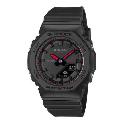 Casio G-Shock GMA-P2100SA-1A1DR Ladies CasiOak All Black Digital Analog Dial Black Resin Band