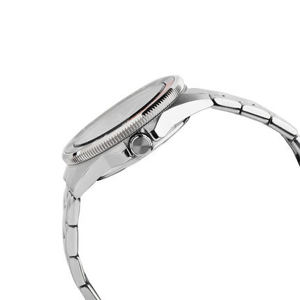 Alba Active AG8L97X1 Men Black Patterned Dial Stainless Steel Strap