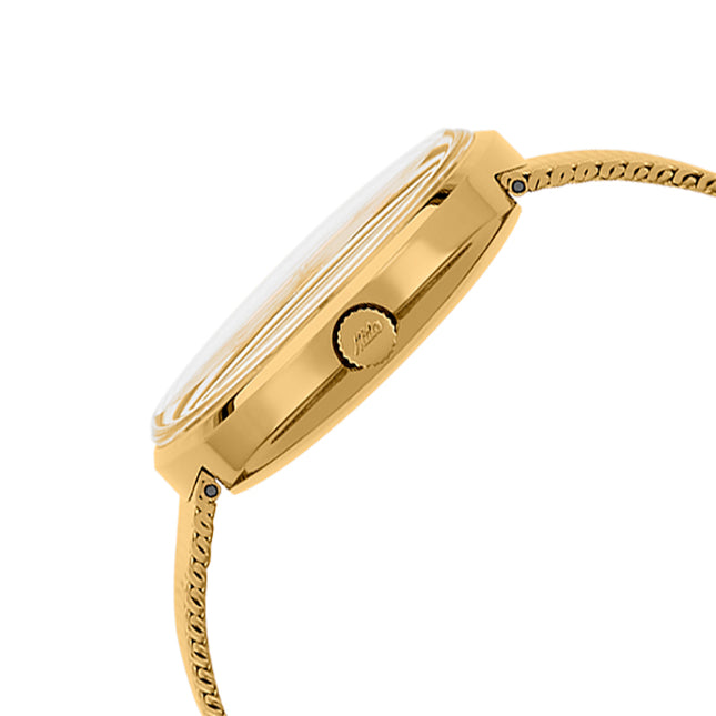 MIDO Commander M8429.3.22.13 1959 Automatic Gold Dial Gold Mesh Strap