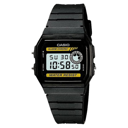 Casio General Vintage Series F-94WA-9DG Men Digital Dial Black Resin Band