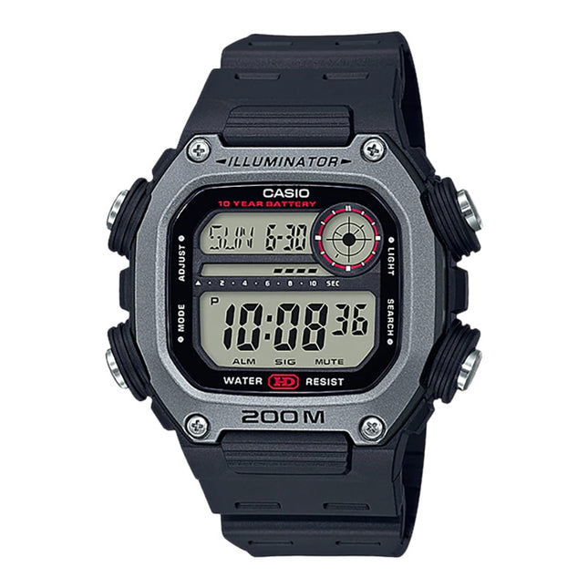Casio General DW-291H-1AVDF Youth Digital Dial Black Resin Band
