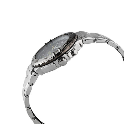 Seiko Criteria SNQ057P1 Perpetual Calendar Black Dial Stainless Steel Strap