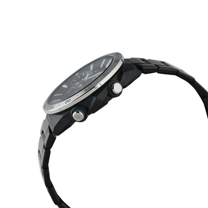 Casio Edifice ECB-2200DD-1ADF Men Windflow Digital Analog Black Dial Black Stainless Steel Band