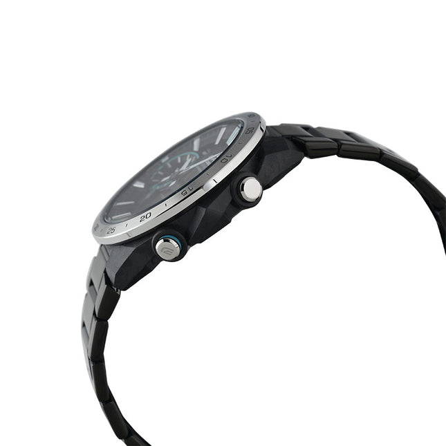 Casio Edifice ECB-2200DD-1ADF Men Windflow Digital Analog Black Dial Black Stainless Steel Band