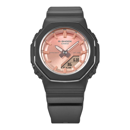 Casio G-Shock GMA-P2110SC-4ADR Light Pink Rose Quartz Digital Analog Dial Black Resin Band